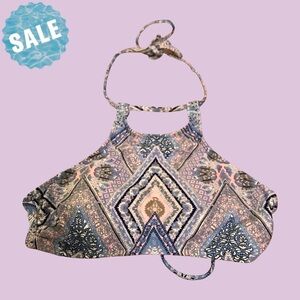 Halter style bikini top